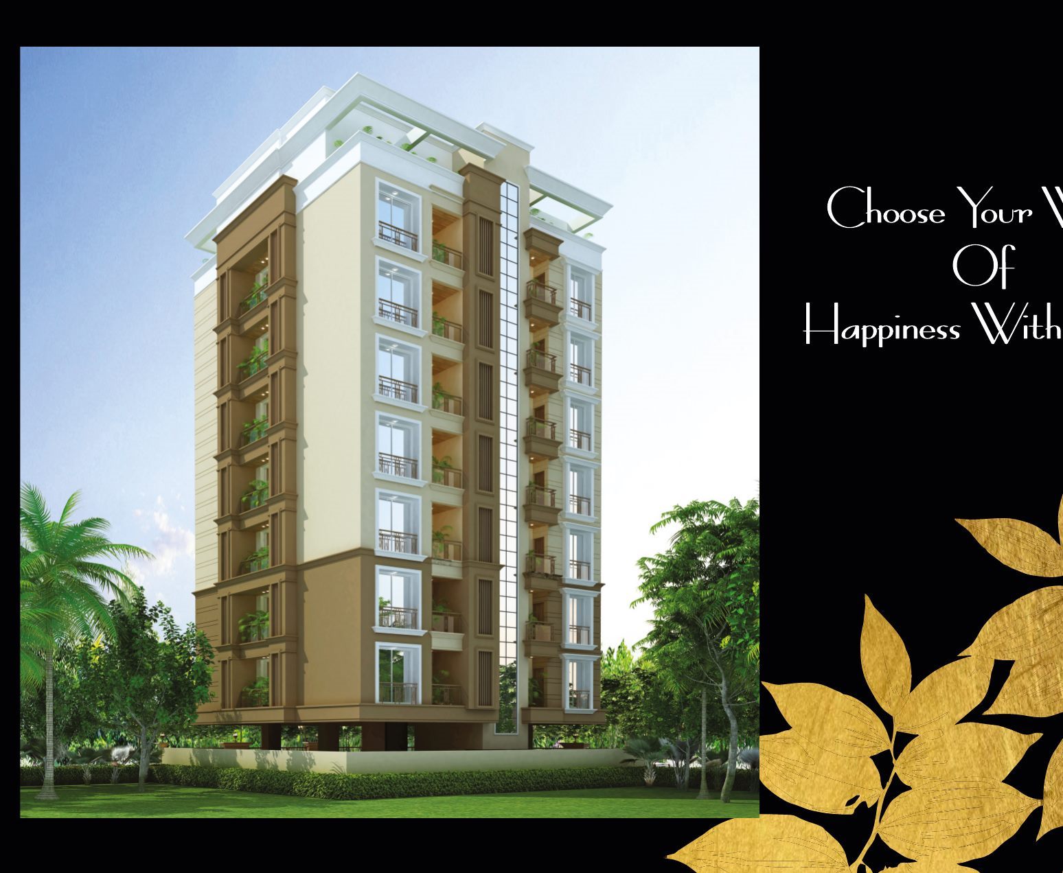 Rivaan Residency, evening view