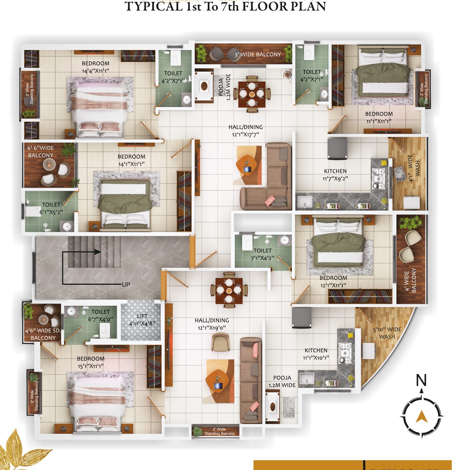 Typical floor plan